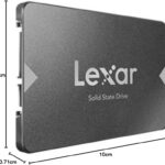 Lexar NS100 2.5-inch SATA III SSD Solid State Drive 512 GB internal for laptop and PC