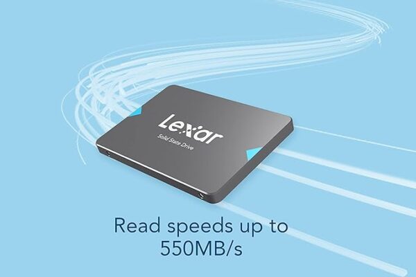 Lexar NQ100 2TB SSD SATA III (6Gb/s), 2.5" Internal SSD Up to 550MB/s, Internal Solid State Drive for PC, Laptop & Desktop (LNQ100X002T-RNNNG)