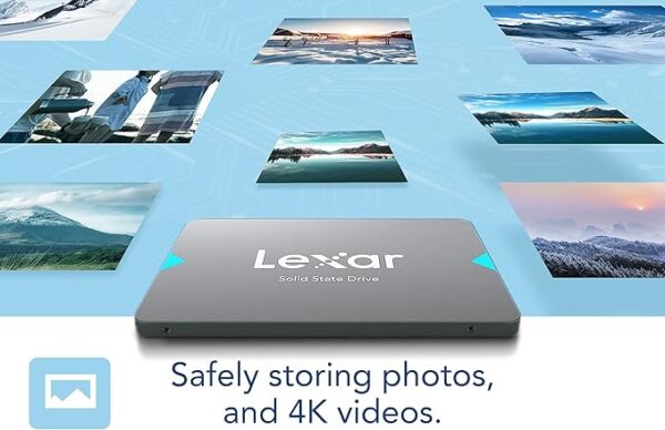 Lexar NQ100 2TB SSD SATA III (6Gb/s), 2.5" Internal SSD Up to 550MB/s, Internal Solid State Drive for PC, Laptop & Desktop (LNQ100X002T-RNNNG)