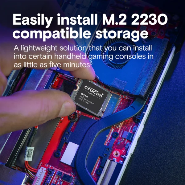 Crucial P310 2TB NVMe PCIe 2230 M.2 SSD