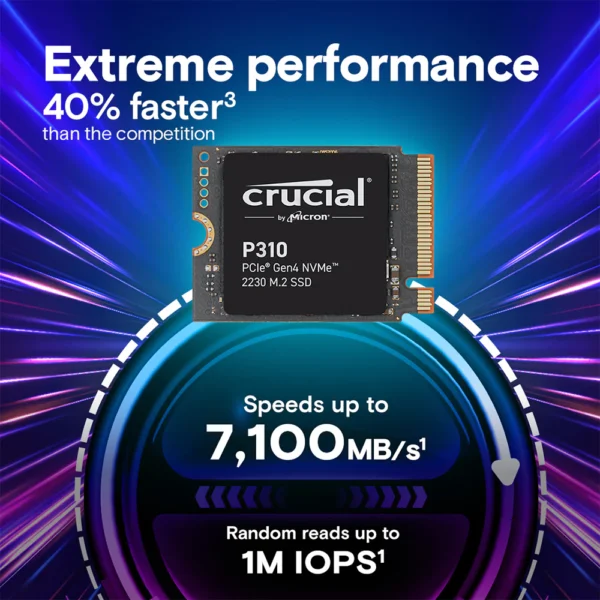 Crucial P310 2TB NVMe PCIe 2230 M.2 SSD
