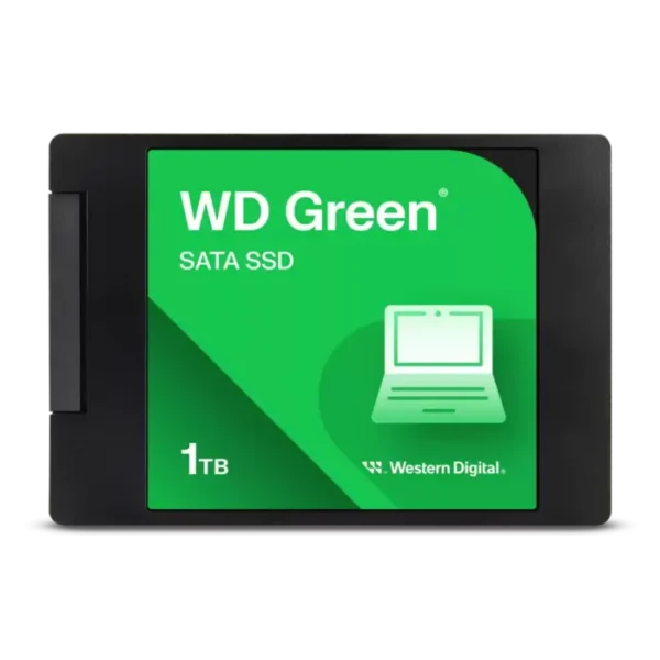 Western Digital WD Green SATA 1TB, Up to 545MB/s, 2.5 Inch/7 mm, 3Y Warranty, Internal Solid State Drive (SSD) (WDS100T3G0A)