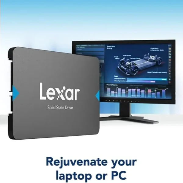 Lexar NS100 2.5-Inch SATA III 6GB/s Internal SSD, 128GB