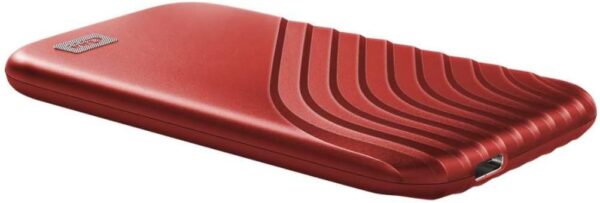 WD Western Digital 1TB My Passport SSD External Portable Drive, Red, Up to 1,050 MB/s - BAGF0010BRD-WESN