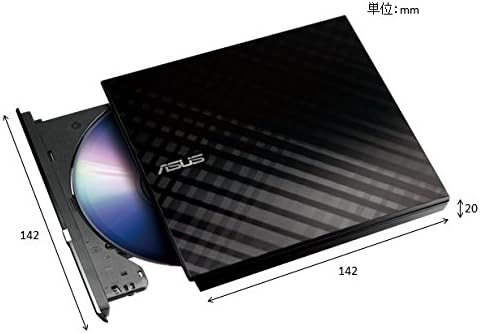 Asus External DVD Writer Slim 8X -Black