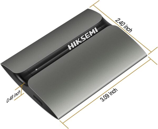 HIKSEMI T300S 1TB Black USB 3.1 Up To 560MB Portable SSD BLACK Brand: HIKSEMI