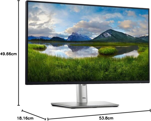 Dell P2425H 24" Full HD (1920x1080) Monitor, 100Hz, IPS, 5ms, 99% sRGB, USB-C, DisplayPort, HDMI, VGA, 4x USB, 3 Year Warranty