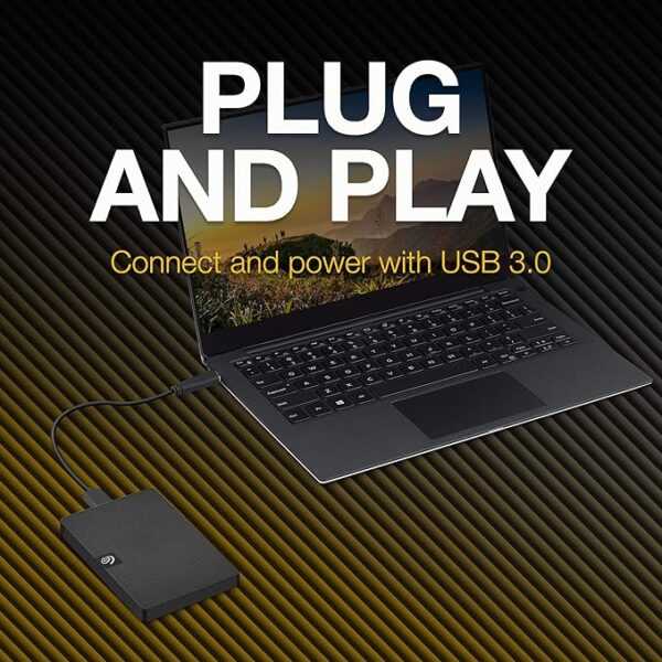 Seagate Expansion, 1 TB, External Hard Drive HDD, 2.5 Inch, USB 3.0, PC & Notebook, 2 Years Rescue Services (STKM1000400)
