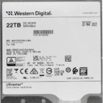 Western Digital Ultrastar DC HC570 WUH722222ALE604 0F48290 22TB 7.2K RPM SATA 6Gb/s 512e 3.5in Enterprise Hard Drive
